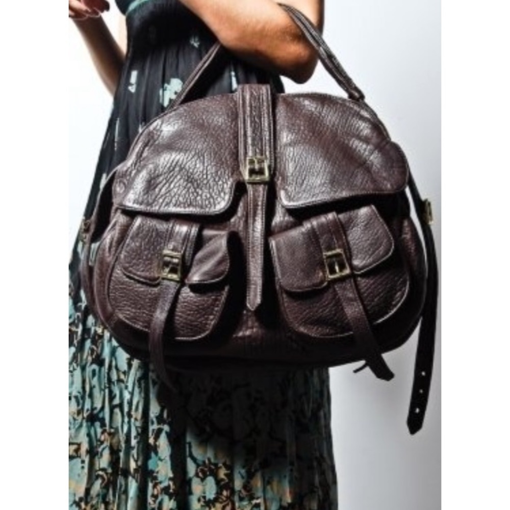 Le Bulga & Co Helmet Leather Bag
